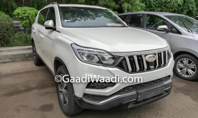 Upcoming Mahindra XUV700 (Rexton) Spied Inside And Out Ahead Of Launch