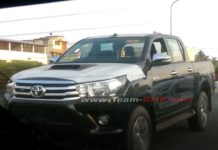 Toyota Hilux Pickup Truck Spied Testing In India 1