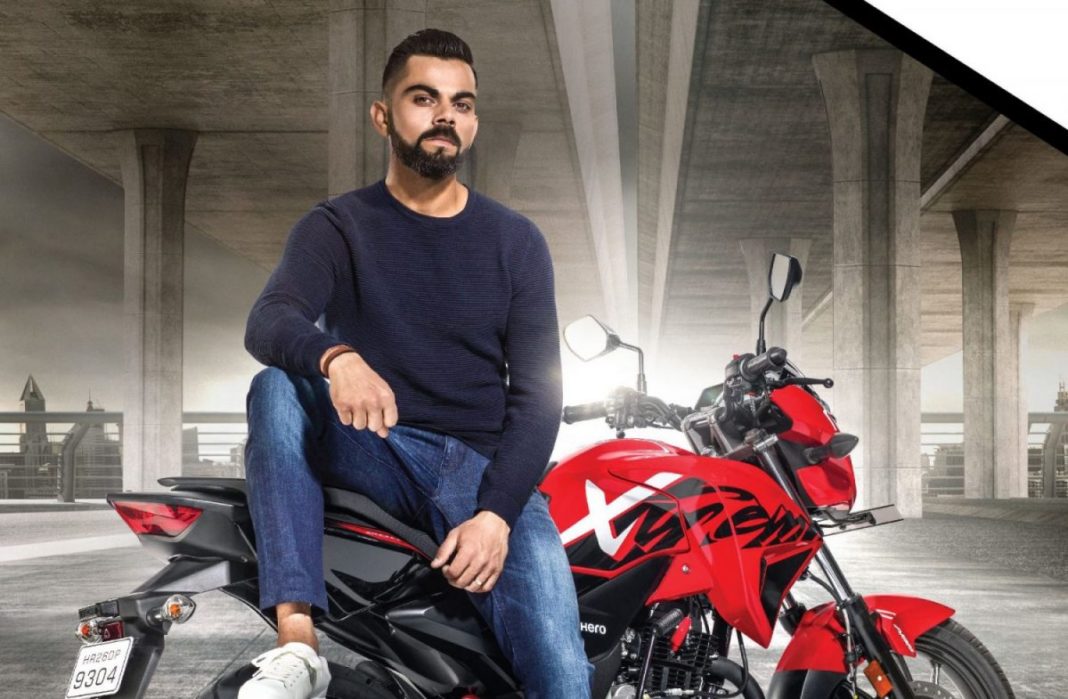 Virat Kohli, Brand Ambassador of Hero MotoCorp