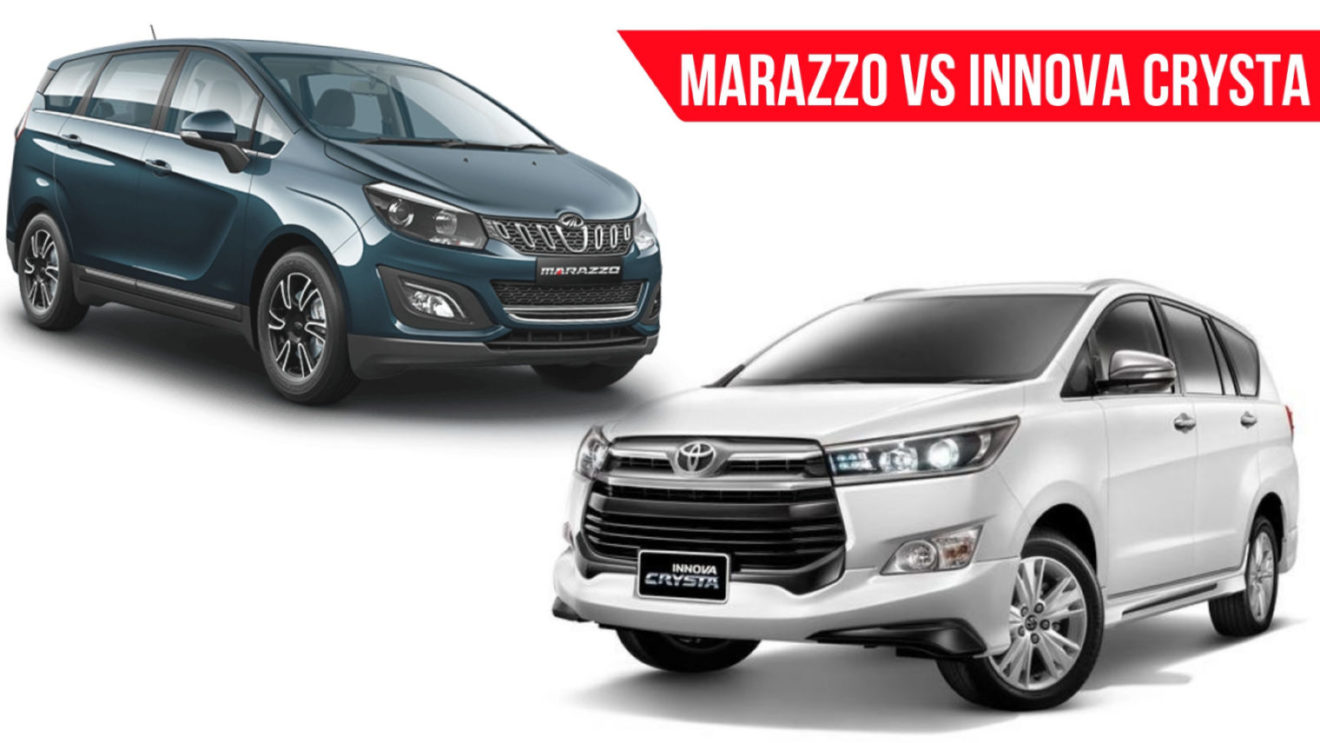 Mahindra Marazzo Vs Toyota Innova Crysta Comparison