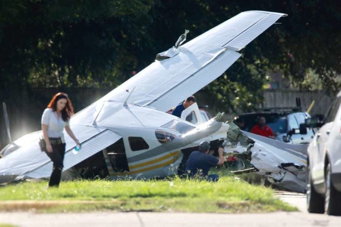 airplane crash on tesla indian driver totally unhurt