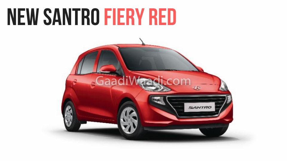 2018 Hyundai Santro fiery red -1