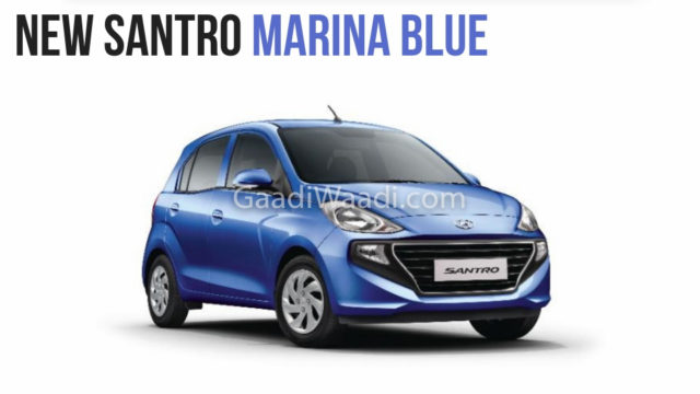 2018 Hyundai Santro marina blue-1