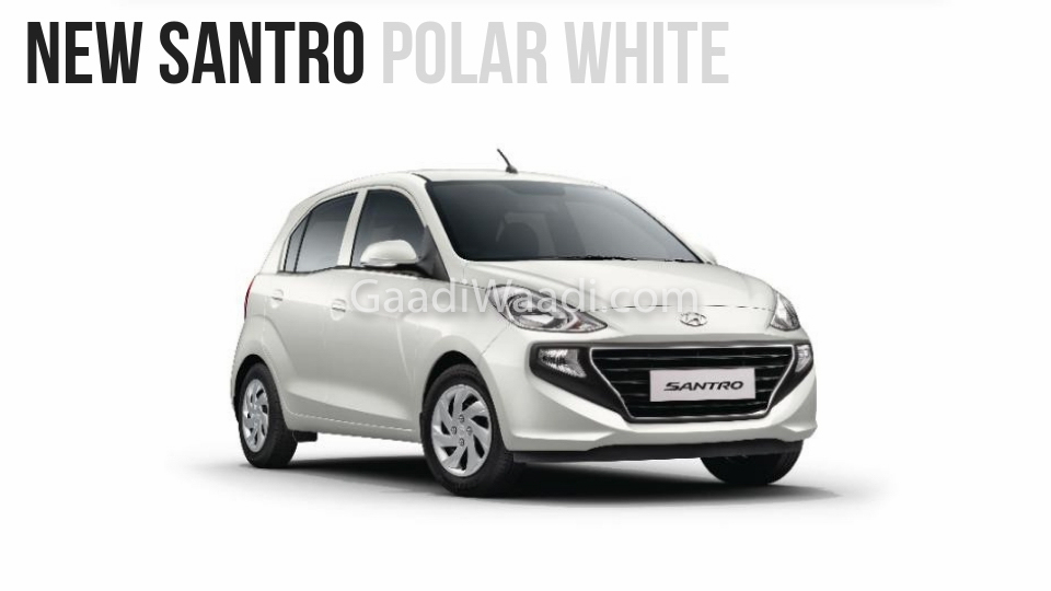2018 Hyundai Santro polar white-1