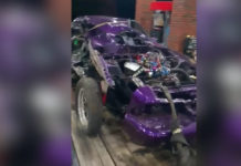 Driver Lucky To Be Alive After Mustang Splits In Half During Street Race (mustang street racing accident)