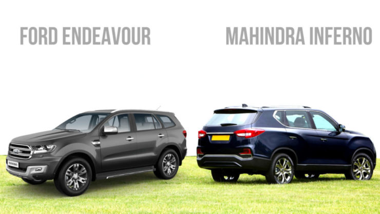 Mahindra Inferno (Y400) VS Ford Endeavour Comparison