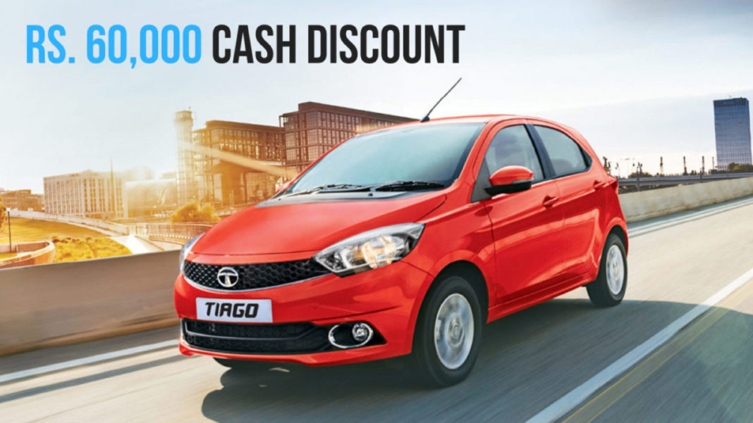 Tata Tiago Available With Discounts Of Rs 60,000