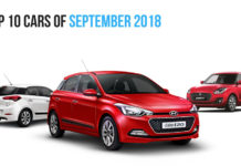 Top 10 Selling Cars In September 2018 In India
