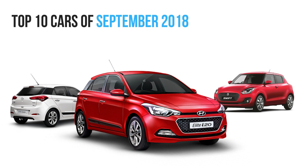 Top 10 Selling Cars In September 2018 In India
