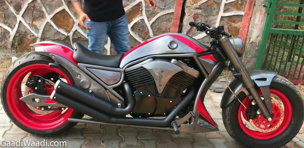 Bajaj Avenger Transformed Elegantly Into Harley Davidson Look Alike
