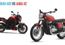 Bajaj Dominar 400 Vs Jawa Forty Two - Comparison