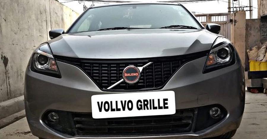 Maruti-Baleno-with-Volvo-Grille