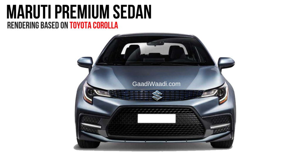Maruti Corolla Based Premium Sedan front