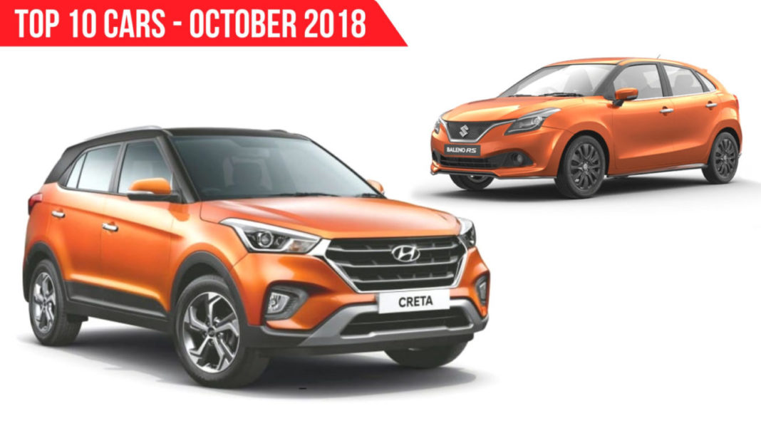Top 10 Selling Cars In October 2018 In India