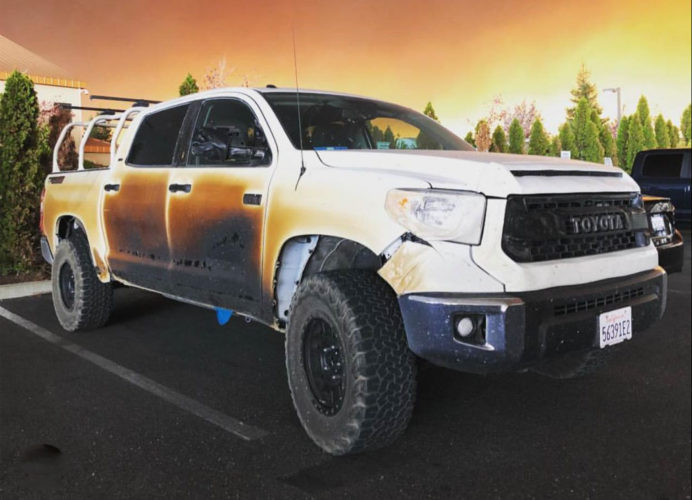 Toyota Gives New Truck To A Man Who Saved Many Lives From Wildfire