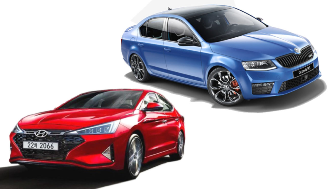 2019 Hyundai Elantra Sport VS Skoda Octavia vRS Comparison