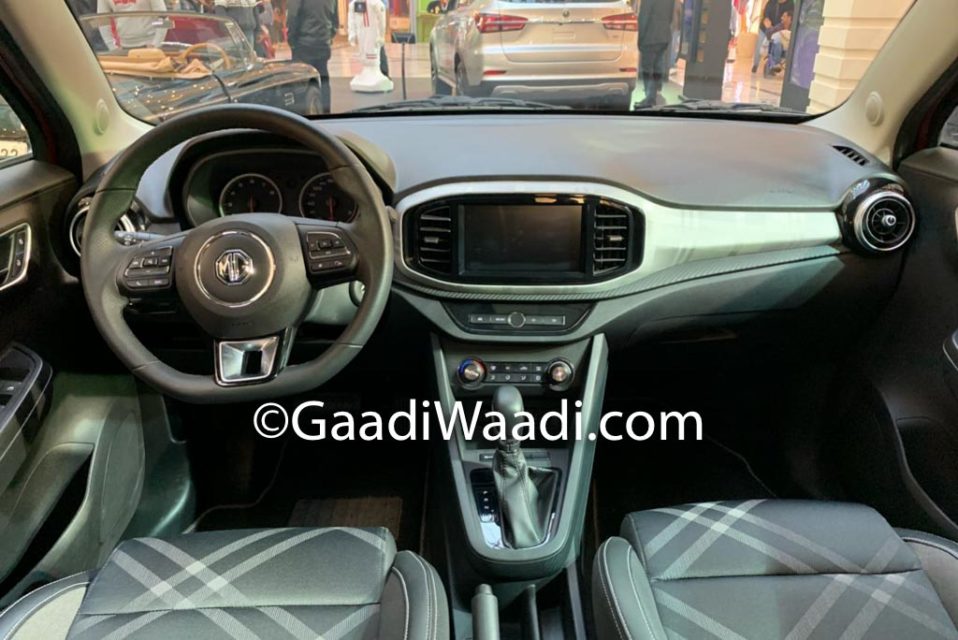 MG 3 Hatchback Interior