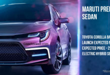 Upcoming Maruti Corolla-based Sedan Will Be An Electric Hybrid