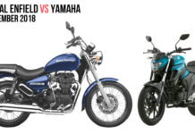 Yamaha Closes The Sales Gap With Royal Enfield In November 2018 - Details