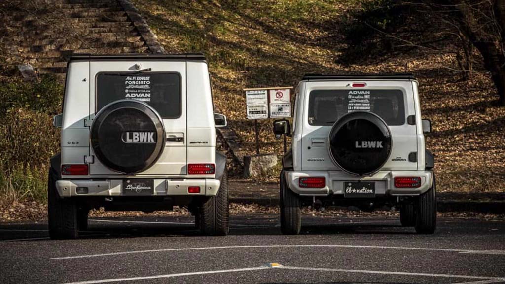 Suzuki Jimny With Liberty Walk s G mini Bodykit Debuts At 