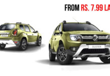 renault duster From Rs. 7.99 Lakh