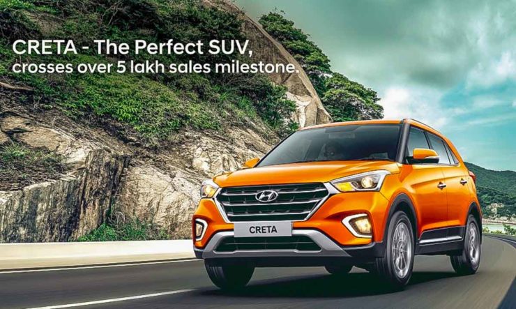 Hyundai Creta Achieves 5 Lakh Sales Milestone In India