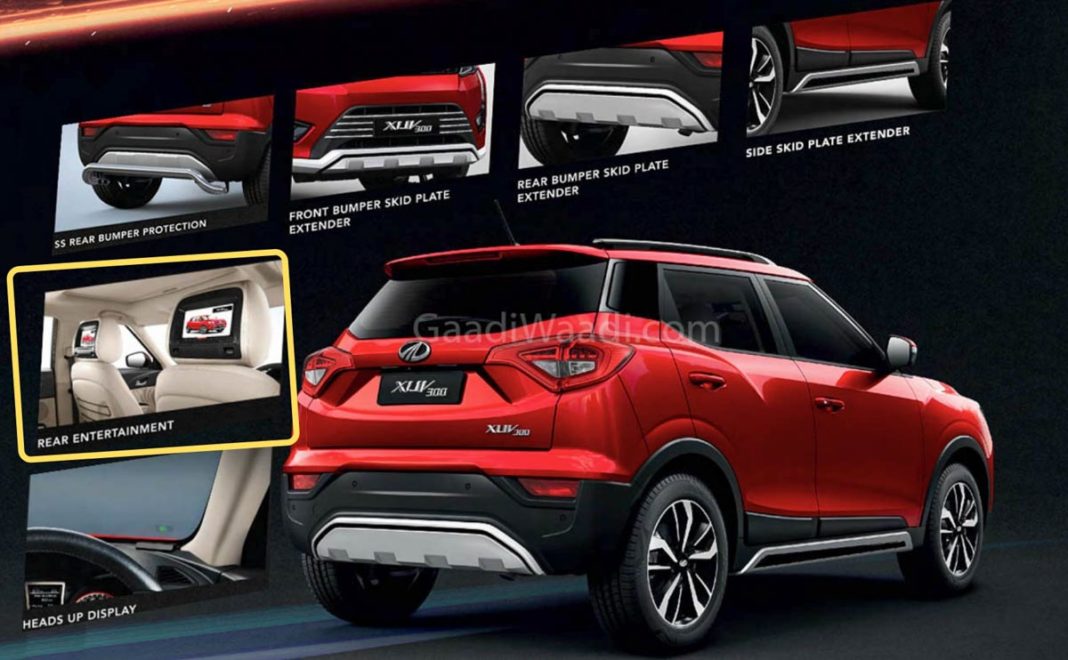 Mahindra XUV300 Offered With A Range Of Accessories - Details-1-2