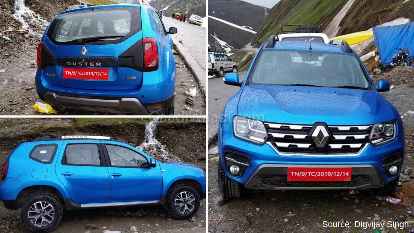 2019 Renault Duster Facelift Spied Undisguised For First