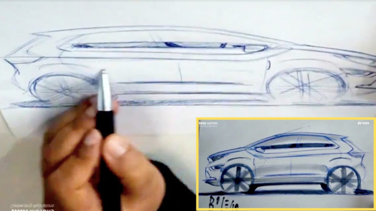 Tata Altroz Design Sketch Revealed_