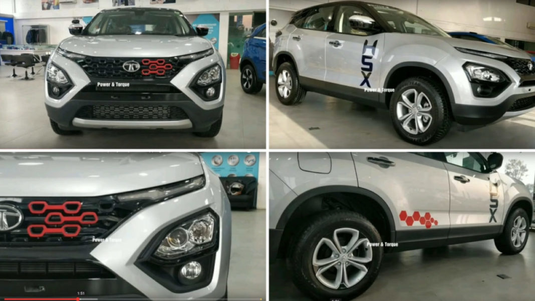 Tata Harrier With Dual Tone Finish And Customised Graphics Look Gorgeous