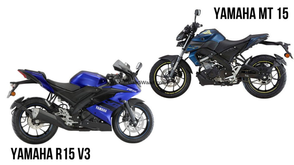 Yamaha YZF-R15 V3 VS Yamaha MT 15 -1