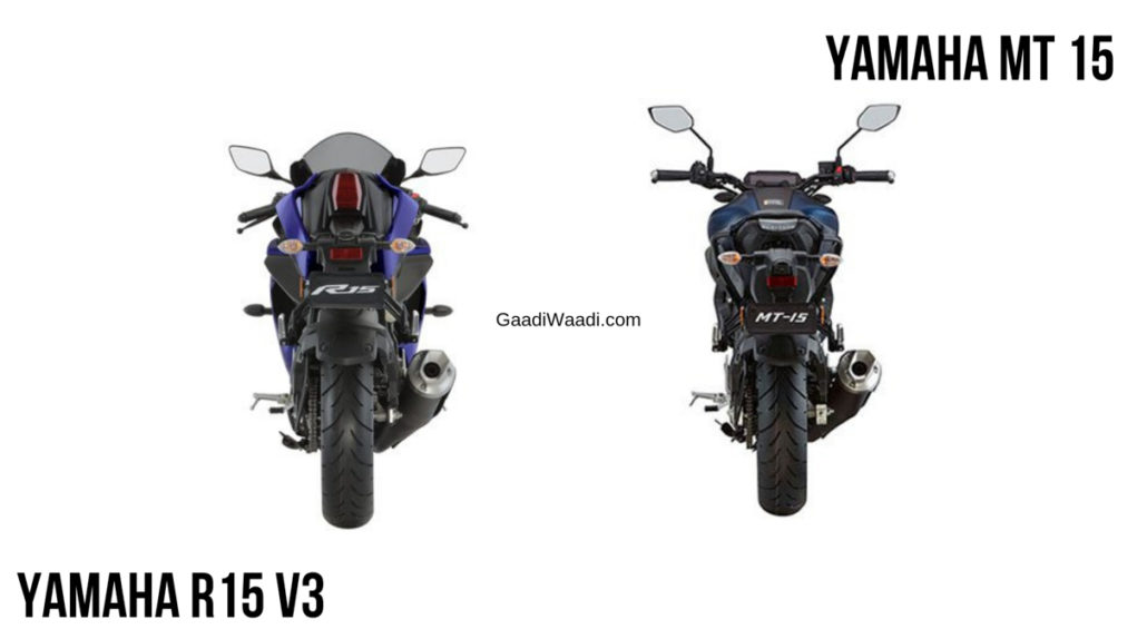 Yamaha YZF-R15 V3 VS Yamaha MT 15 -2