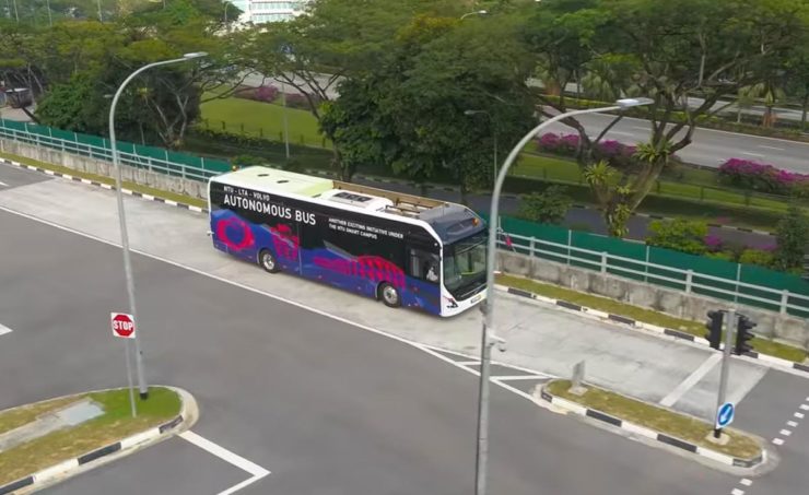 volvo autonomus bus singapore-1