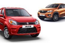 2019 Maruti Alto 800 vs Renault Kwid - Specs Comparison 2