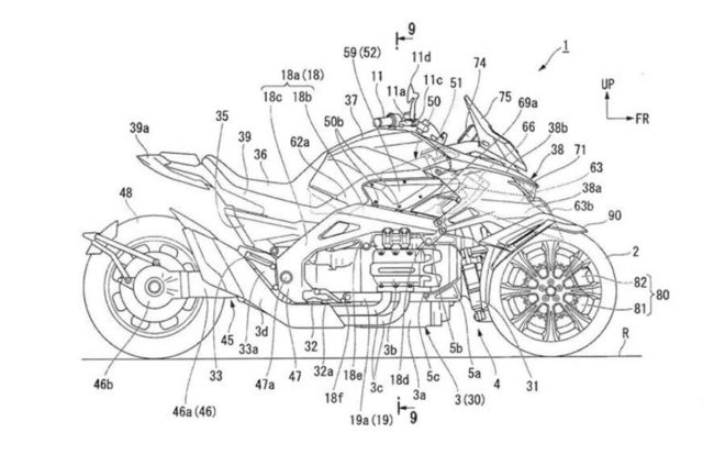 Honda ny trehjulet cykel patenteret 1