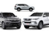 March 2019 Sales Comparison Of Toyota Fortuner, Ford Endeavour And Mahindra Alturas G4