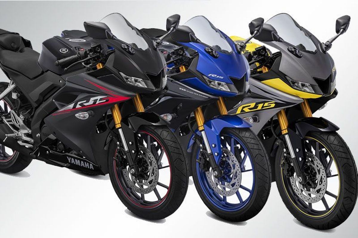 R15V3 Racing Blue Images : Grand Motors Yamaha R15 V3 Bs6 Abs 2020 ...
