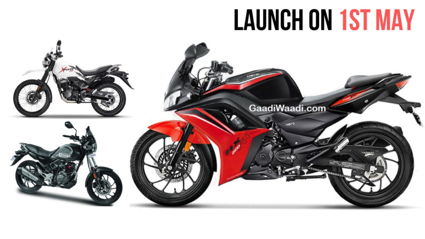 Hero Motocorp To Launch 3 New 200cc Motorcycles On 1st May