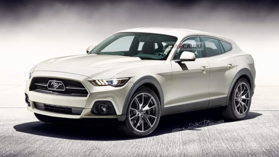 Ford Mustang Based Electric SUV Rendered (Mach 1 or Mach E)