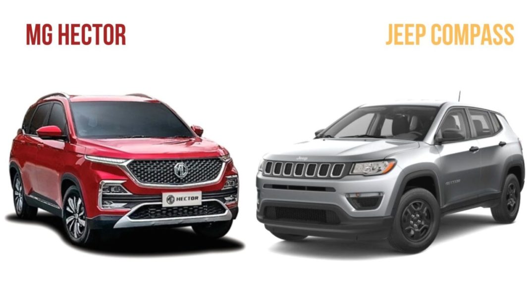 MG Hector Vs Jeep Compass
