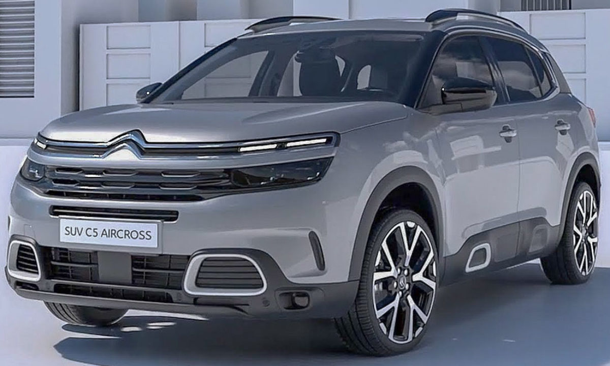 Upcoming Citroen C5 Aircross Suv Jeep Compass Rival Spied Again