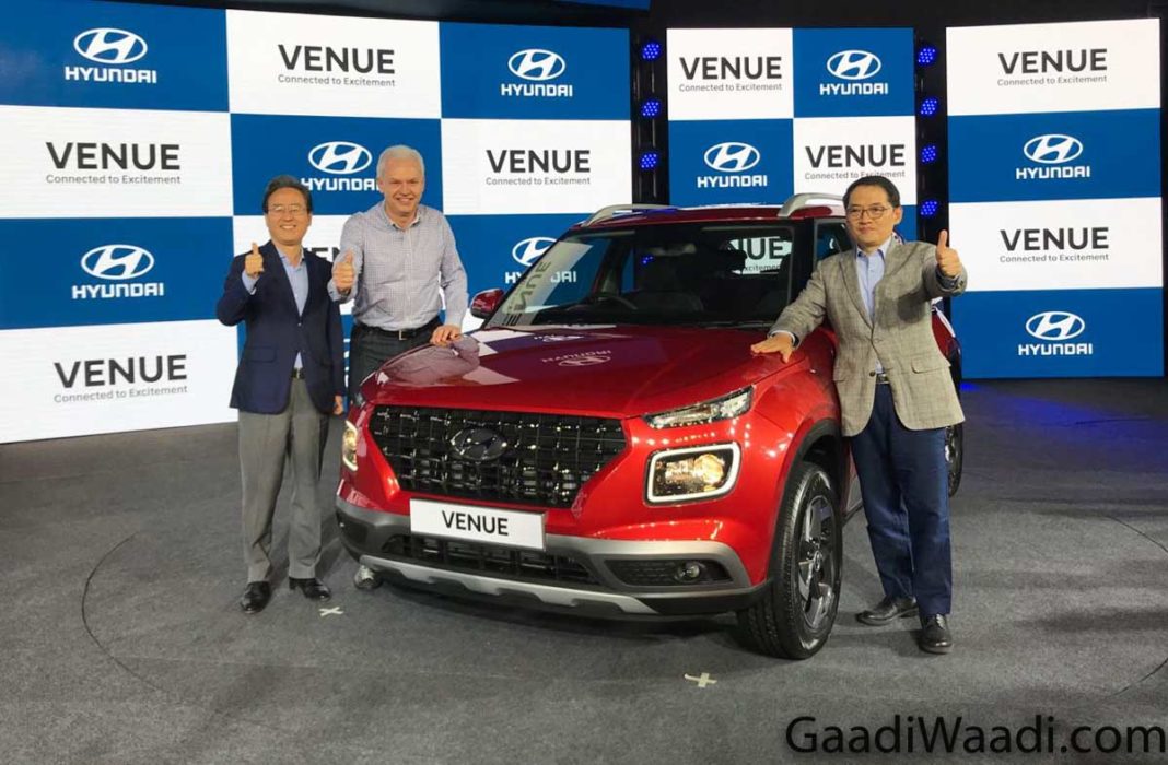 hyundai venue launched in india