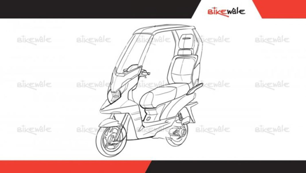 tvs electric scooter solar roof_