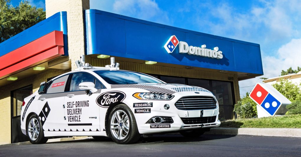 Domino's Uses Self-Driving Cars 2