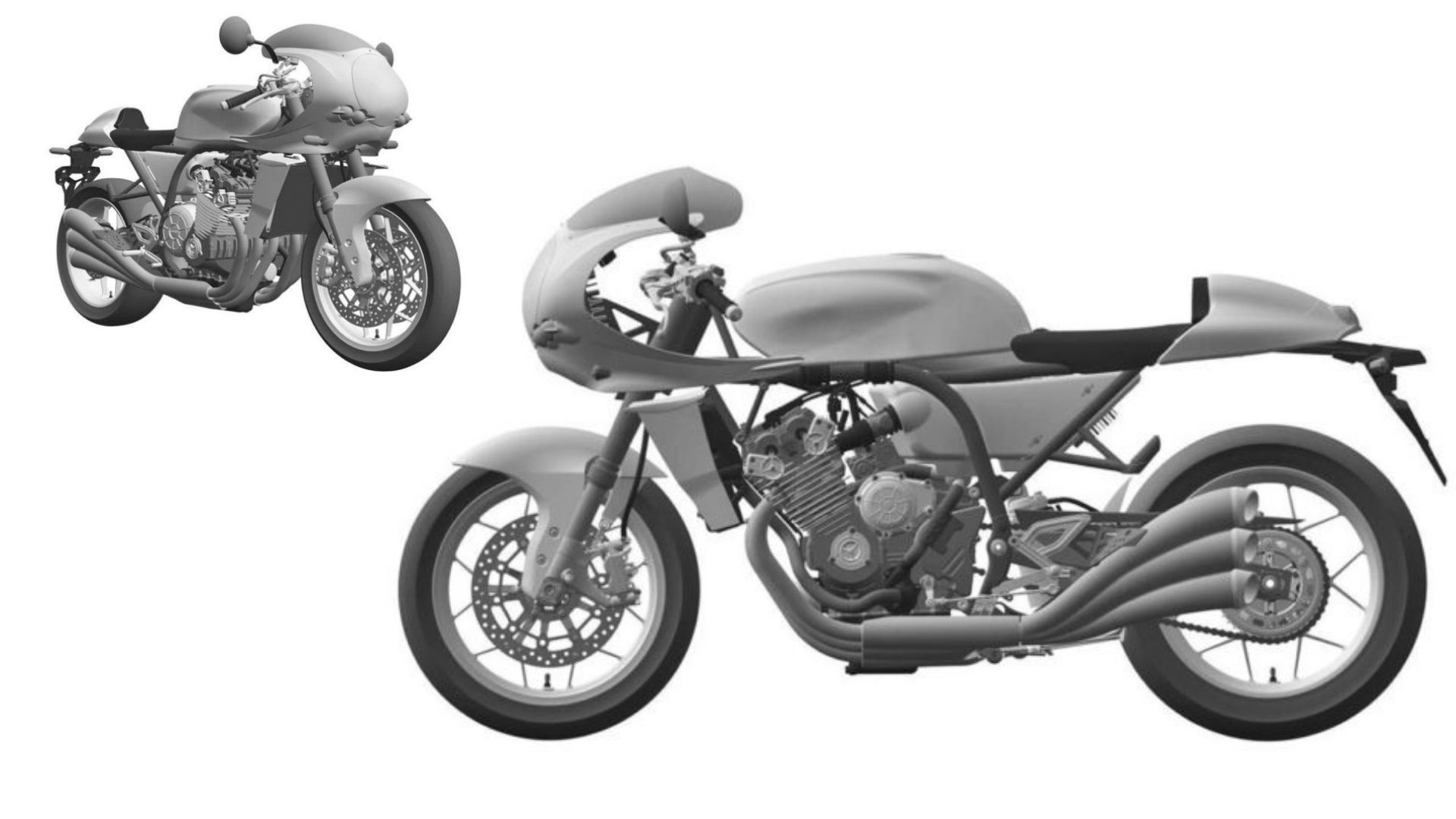 Honda Working On Inline Six Cylinder Motor To Power A New Cafe Racer