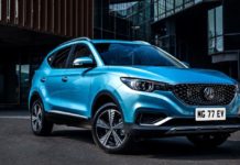 India-Bound MG eZS Electric SUV Front