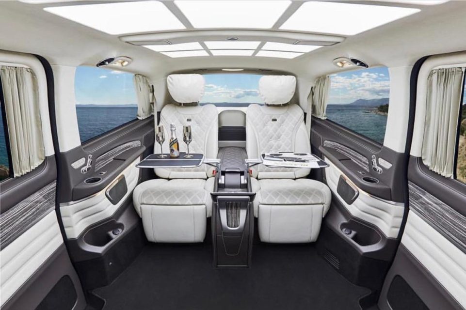 This Modified Luxurious Mercedes V-Class Van Is A Private Jet On Wheels
