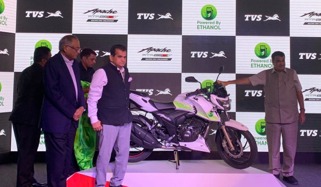 TVS Apache RTR 200 Fi E100 (Ethanol) Launched In India