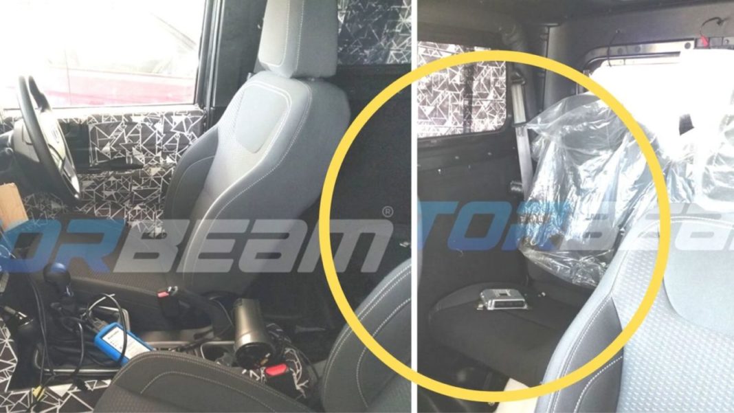 2020 Mahindra Thar To Get Front Facing Rear Seats Spied