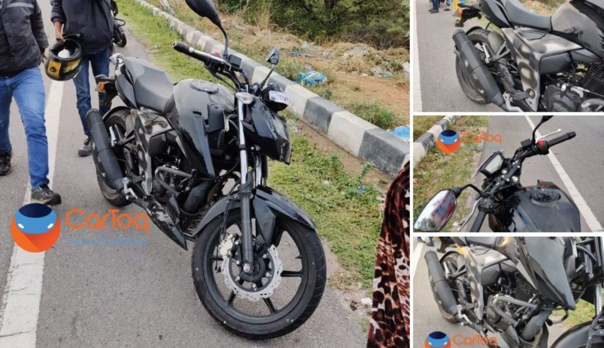 2020 Tvs Apache 160 Bs 6 Compliant Spotted Testing Ahead Of Launch